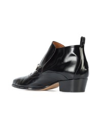 schwarze Leder Stiefeletten von Derek Lam