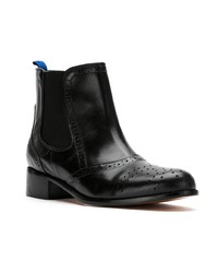 schwarze Leder Stiefeletten von Blue Bird Shoes