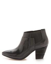 schwarze Leder Stiefeletten von Belle by Sigerson Morrison