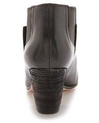 schwarze Leder Stiefeletten von Belle by Sigerson Morrison