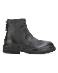 schwarze Leder Stiefeletten von Marsèll