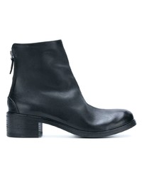 schwarze Leder Stiefeletten von Marsèll