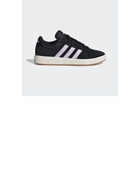 schwarze Leder Turnschuhe von adidas Sportswear