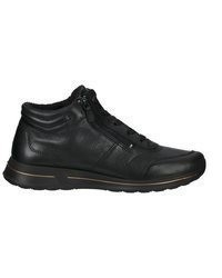 schwarze Leder Turnschuhe von ara