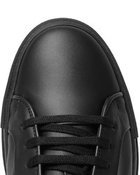 schwarze Leder Turnschuhe von Paul Smith