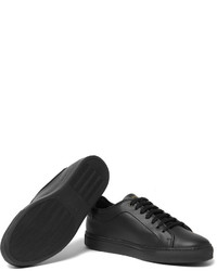 schwarze Leder Turnschuhe von Paul Smith