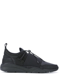 schwarze Leder Turnschuhe von Filling Pieces