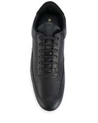 schwarze Leder Turnschuhe von Filling Pieces