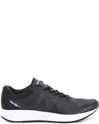 schwarze Leder Turnschuhe von New Balance