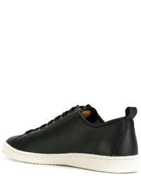 schwarze Leder Turnschuhe von Paul Smith