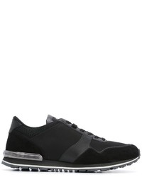 schwarze Leder Turnschuhe von Tod's