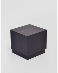 schwarze Leder Uhr von Marc Jacobs