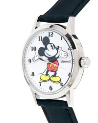 schwarze Leder Uhr von Disney