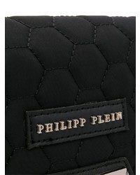 schwarze Leder Umhängetasche von Philipp Plein