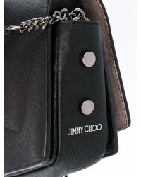 schwarze Leder Umhängetasche von Jimmy Choo