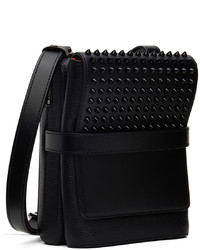 schwarze Leder Umhängetasche von Christian Louboutin