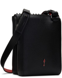 schwarze Leder Umhängetasche von Christian Louboutin