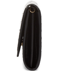 schwarze Leder Umhängetasche von Alexander McQueen