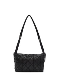 schwarze Leder Umhängetasche von Bao Bao Issey Miyake