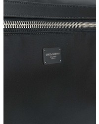 schwarze Leder Umhängetasche von Dolce & Gabbana