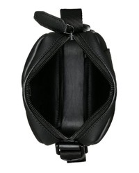 schwarze Leder Umhängetasche von Calvin Klein
