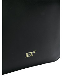 schwarze Leder Umhängetasche von RED Valentino