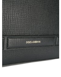 schwarze Leder Umhängetasche von Dolce & Gabbana