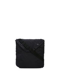 schwarze Leder Umhängetasche von Engineered Garments