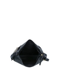 schwarze Leder Umhängetasche von Esprit