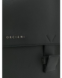 schwarze Leder Umhängetasche von Orciani