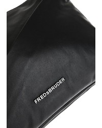 schwarze Leder Umhängetasche von FREDsBRUDER