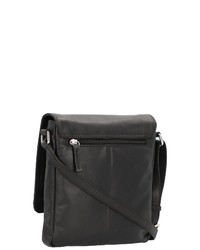 schwarze Leder Umhängetasche von Gerry Weber