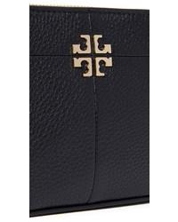 schwarze Leder Umhängetasche von Tory Burch