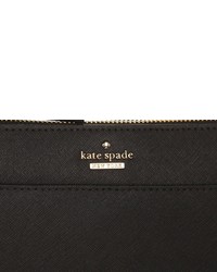 schwarze Leder Umhängetasche von kate spade new york