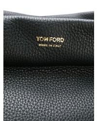 schwarze Leder Umhängetasche von Tom Ford