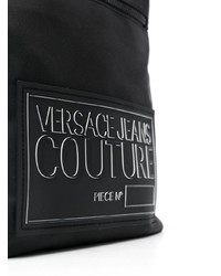 schwarze Leder Umhängetasche von VERSACE JEANS COUTURE