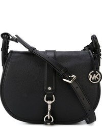 schwarze Leder Umhängetasche von MICHAEL Michael Kors