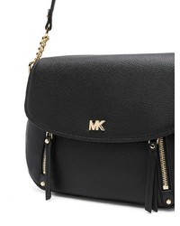 schwarze Leder Umhängetasche von MICHAEL Michael Kors