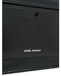 schwarze Leder Umhängetasche von Isabel Marant
