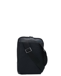 schwarze Leder Umhängetasche von Samsonite