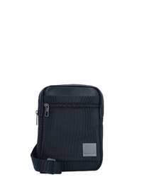 schwarze Leder Umhängetasche von Samsonite