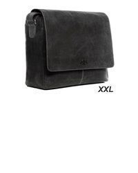 schwarze Leder Umhängetasche von SID & VAIN