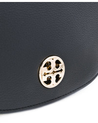 schwarze Leder Umhängetasche von Tory Burch