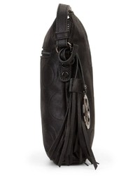 schwarze Leder Umhängetasche von SURI FREY