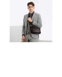 schwarze Leder Umhängetasche von TAN.TOMI