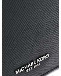 schwarze Leder Umhängetasche von Michael Kors