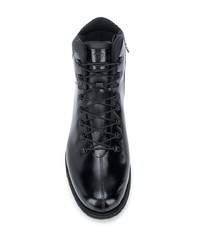 schwarze Lederarbeitsstiefel von Rossignol