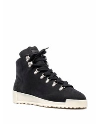 schwarze Lederarbeitsstiefel von Fear Of God