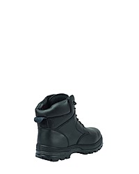 schwarze Lederarbeitsstiefel von Amblers Safety