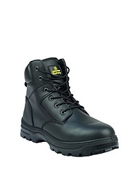 schwarze Lederarbeitsstiefel von Amblers Safety